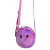 Cartoon Crossbody Bag Children Shoulder Bag Vacation Ladies Shopping Bag Crossbody Purse Soft Zipper Closure Doll Toy Handbag