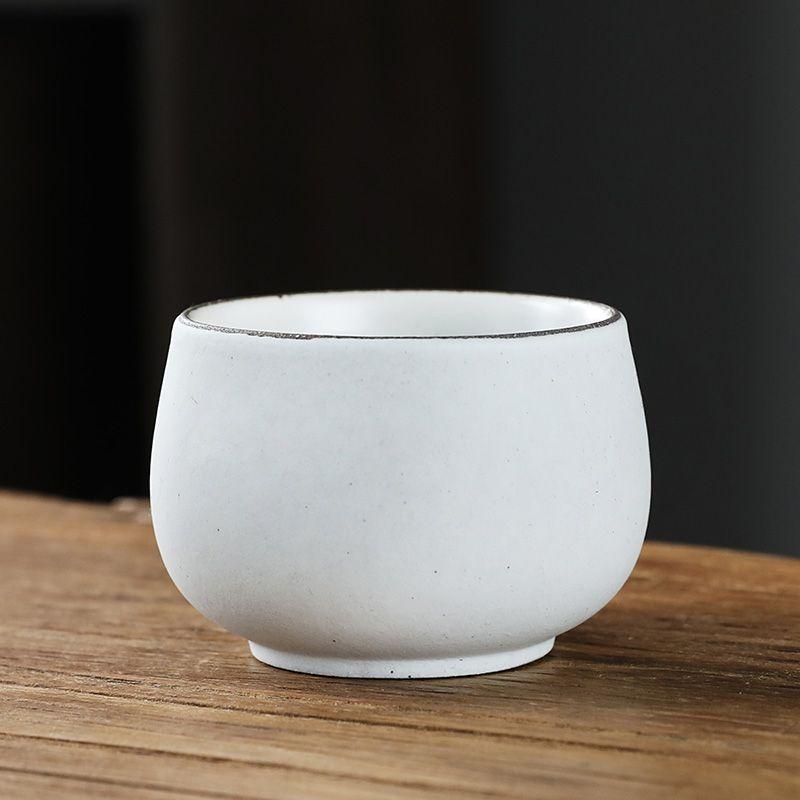 

Coarse Pottery Kiln Change Tea Cup Single Cup Master Cup Personal Retro Kung Fu Tea Set Teacup Household Ceramic Teacup <200ml