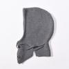 Big head friendly straps, button-up balaclava hat, autumn and winter ear protection, headgear, warm and windproof pullover hat.