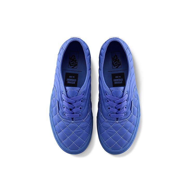 Vans Opening Ceremony x Authentic Quilted Baja Blue Unisex Sneakers VN0A5HV3ZQ0