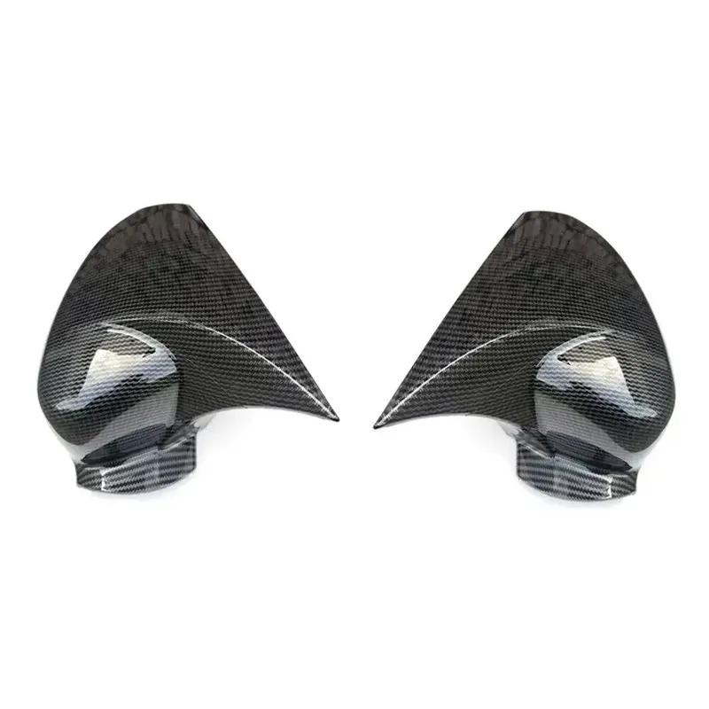 For Acura ILX 2013 2014 2015-2024 ABS Plastic Car Rearview Side Mirror Cover Wing Cap Exterior Door Trim Adhesive Sticker Parts