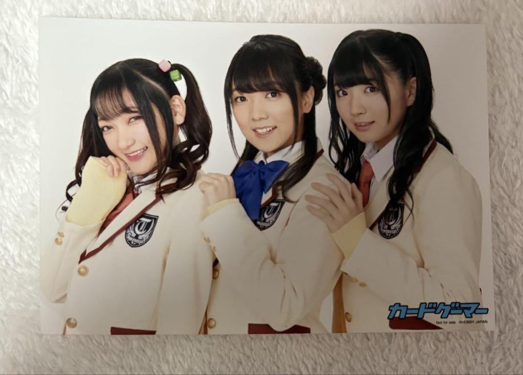 [USED] Rimi Nishimoto, Yuka Nishio, Amane Shindo bromide bonus card gamer gamers