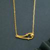 24 zircon water drop pendant necklace light luxury fashion high sense collarbone chain niche versatile item