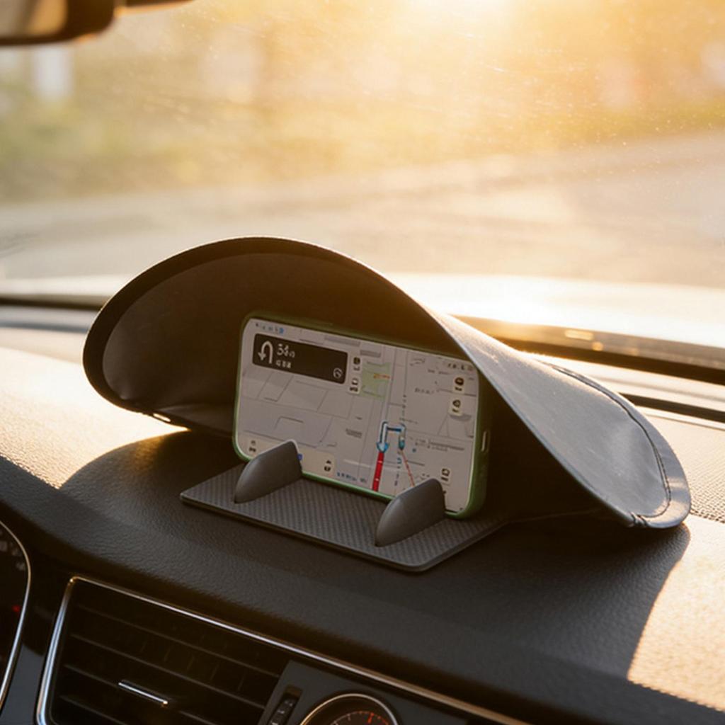 Auto-Handy-Sonnenschutz Blendschutz Faltbarer Schild Auto-Smartphone-Sonnenschutz für Armaturenbrett von Autos, SUVs, Fahren, Navigation