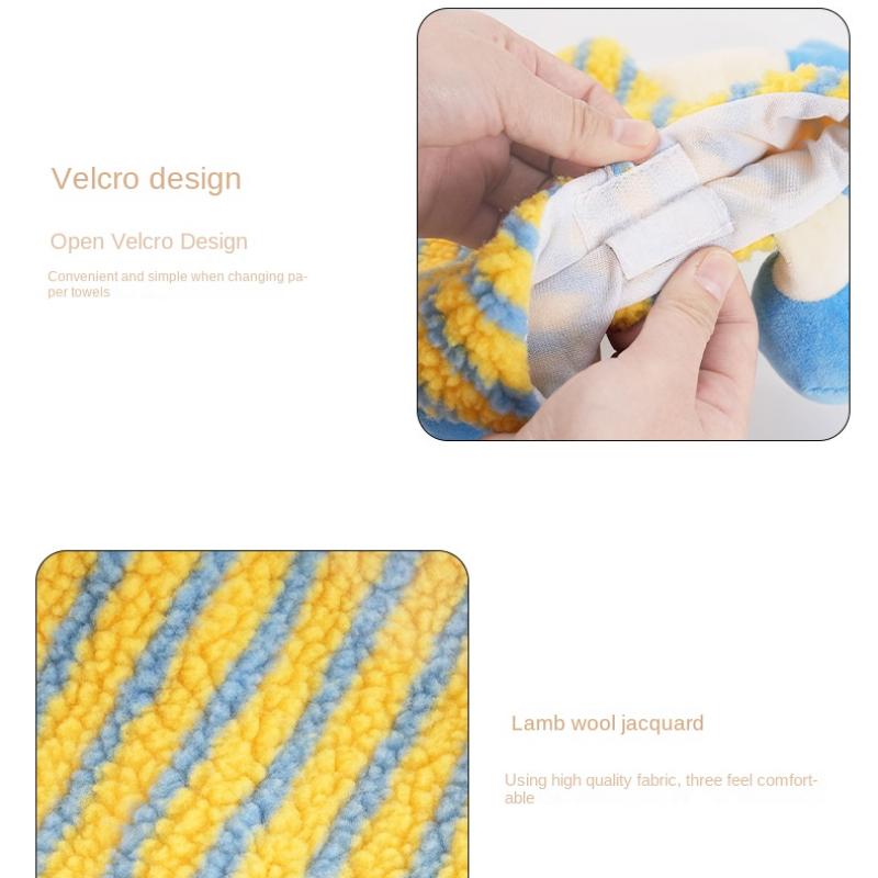 Car tissue box hanging cartoon monster Car seat back paper towel hanging bag Car paper box interior decoration supplies