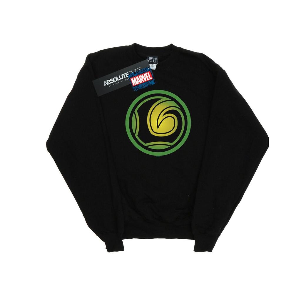 Marvel Mens Loki Symbol Sweatshirt