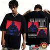 The Weeknd Starboy 2026 Coton Pur Motif Recto-Verso Unisexe Unisexe Shortsleeved Tshirt Hiphop Concert