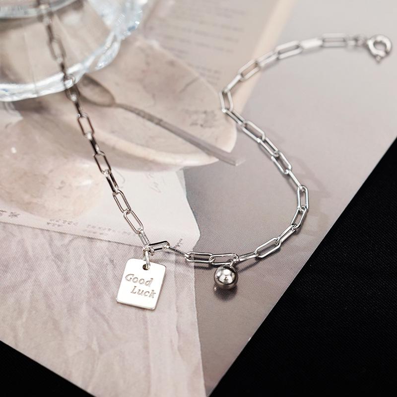 Tobillera de la suerte de diseño exclusivo para mujer 2025 – Joyería de pie moderna y exquisita Regalo para niñas