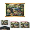 Mermaid Princess Canvas Wall Art Modern Fairy Tale Story Bedroom Children's Room Decorative Painting
