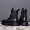 Fashion Hot Sale Fashion Mens Chelsea Boots Warm Plush Fur Winter Boots for Men High Top Male Platform Shoes British Style Ankle Boots