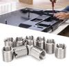 10Pcs 22mm Threaded Insert Reducing Nuts, M16 X 2 Female To M20 X 2.5 Male Repair Insert Nut Thread Nut Conversion Kit Stainless Steel