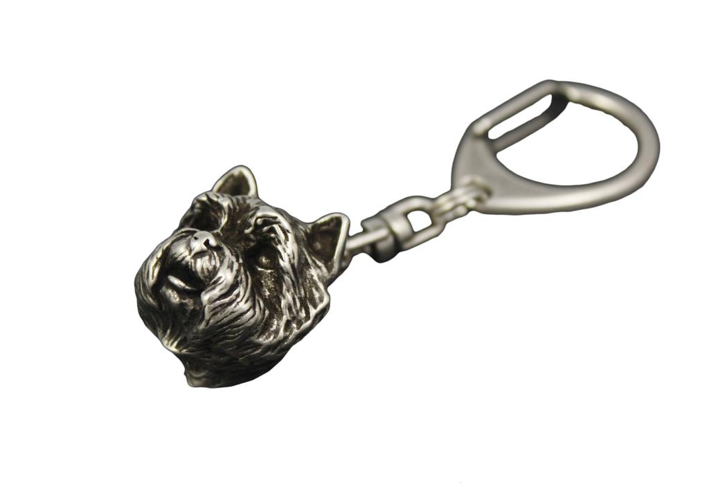 West Highland White Terrier, Westie, Westy I - Postříbřená klíčenka s pejskem, ozdoba na kabelku, přívěsek na batoh značky Art-Dog