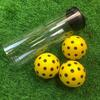 High Elasticity Foam Pickleballs Practice Balls Low Decibel Exact Real Ball  Sports Training