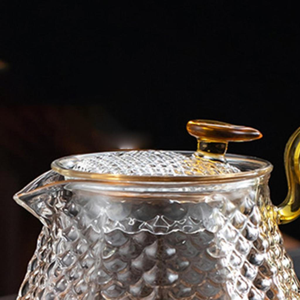 Elegantes Glas-Teekannen-Set mit Sieb - Perfekt für losen Tee