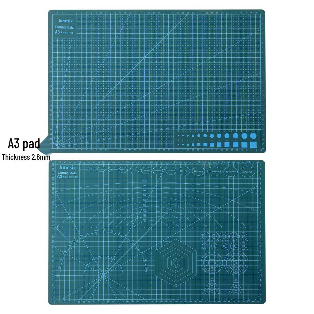 A3/A4 DIY Cutting Board: Handmade Rubber Mat for Model & Stamp Carving - 2.6mm Thick