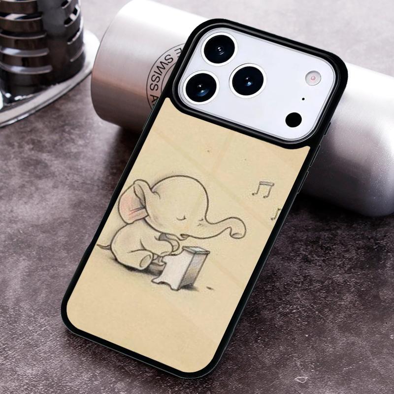 

Colorful Retro Flower Elephant Phone Case For iPhone 17 16 15 14 13 12 11 Pro Max Plus 17Air Soft Silicone Cover iPhone 15 Pro Max