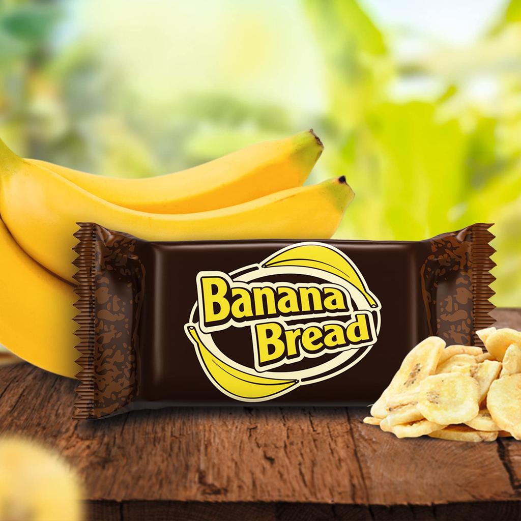 Davina Energy Oats Bananenbrot 70 g x 15 Erfrischender Geschmack von natürlichen Reich an Nährstoffen Reich an Vitaminen und Kann als Snack beim Bergsteigen verwendet werden,