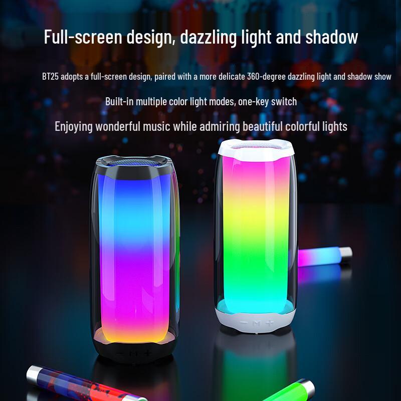 SooPii BT25 Wireless Bluetooth Speaker with RGB Light