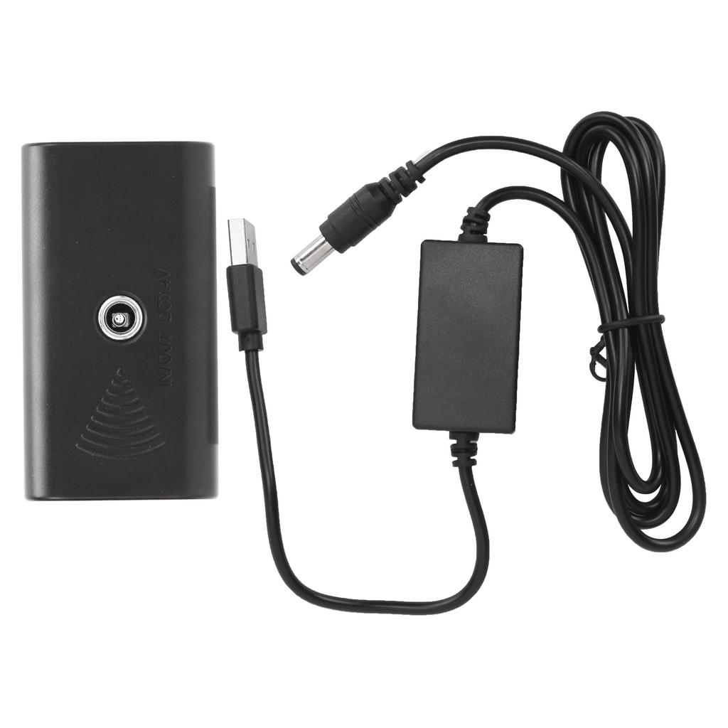Cabo USB 5‑5.5V para Unidade USB Fonte de Alimentação Móvel Acoplador DC Bateria Falsa NP‑F550 para Monitor Luz de Preenchimento