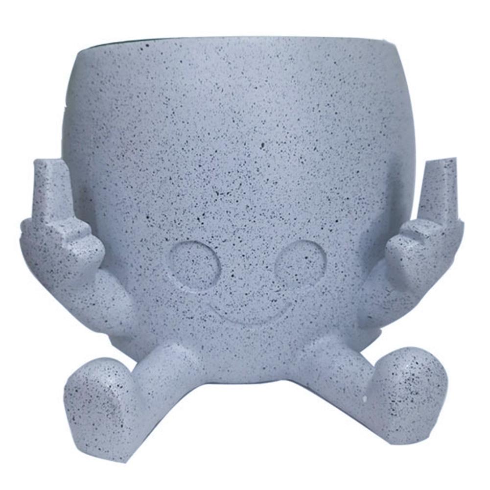 Middle Finger Succulent Planter Pot Cute Mini Table Decoration Mini Little Person Flower Planter Creative for Home Office