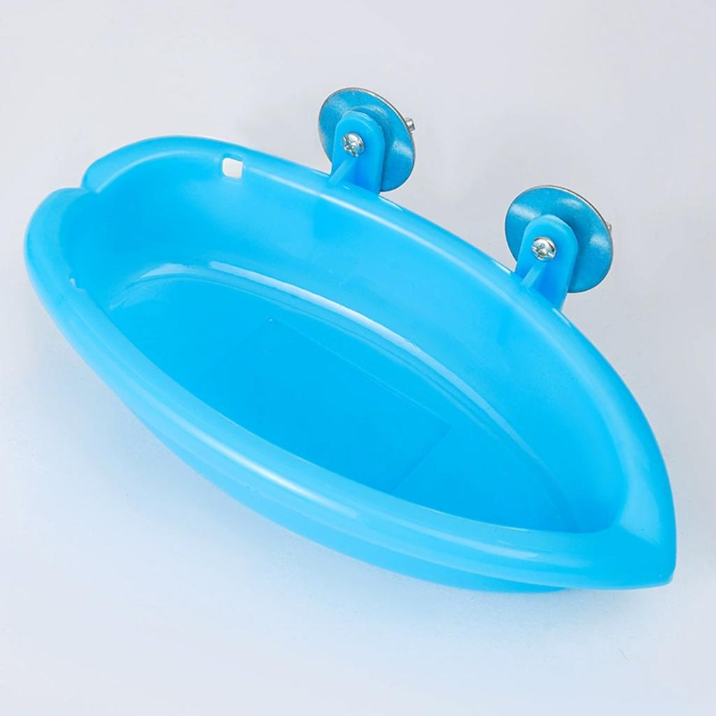 Parrot Bathing Box Wall Mounted Multi Functional Feeder for Bird Bath Shower Room