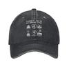 Vintage Things I Do In My Spare Time Go Fishing Baseball Caps Unisex Distressed Cotton Snapback Hat Outdoor All Seasons Hats Cap