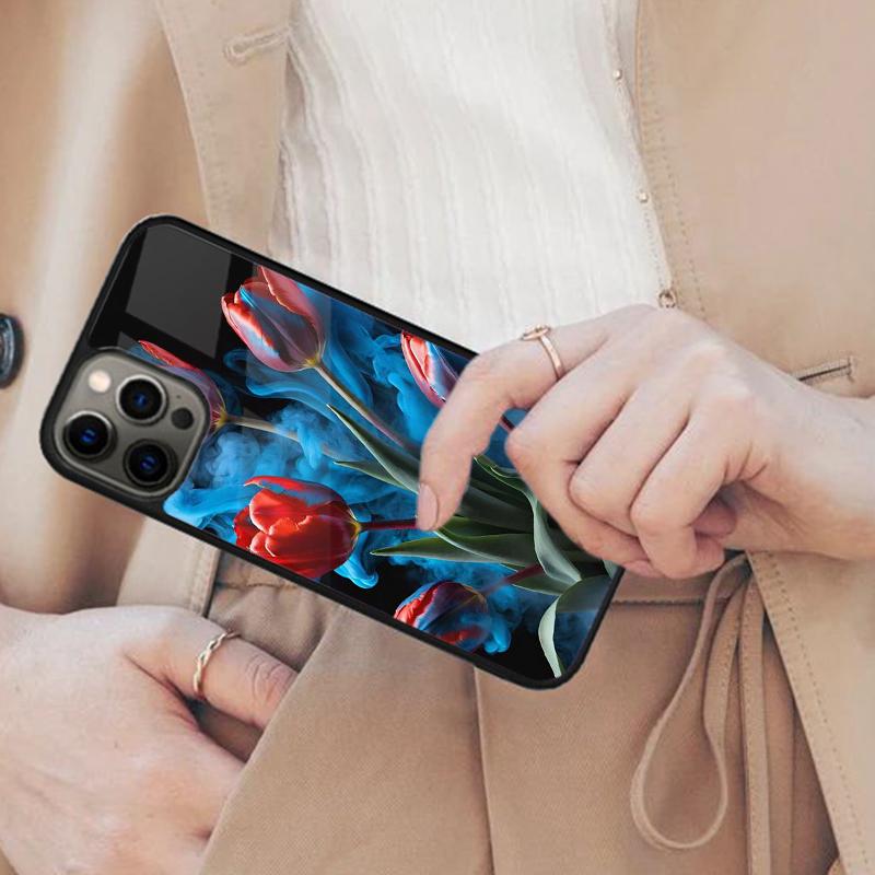 

Tulip Flower 1 Magnetic Phone Case For APPLE iPhone 17 Air 16 14 13 12 Pro Max 15 Plus Wireless Charge With MagSafe Cover iPhone 13mini