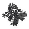 Black Artificial Rose Vines 175cm Halloween Garland Halloween Rose Leaf Vines  Table Centerpiece