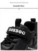 Bobodou Boys' Black Waterproof Leather Sports Shoes - 2025 Autumn Collection