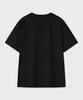 FALLETT Nero Drawing Oversized Short Sleeve T-Shirt Black