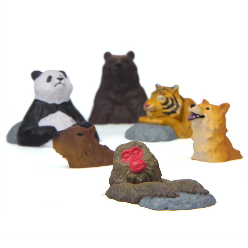 Dog Panda Resin Bear Figurine Toy With Cartoon Decoration For Home Decor Gift