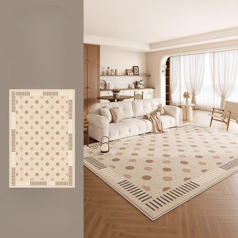 Cream Style Living Room Decoration Anti-slip Carpet Large Size Rugs for Bedroom Thick Washable Lounge Floor Mat Fluffy Soft Rug
