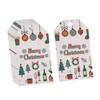 100Pcs Christmas Tags, Gift Tags Decor Decorations Cards Paper Package for Personalizing