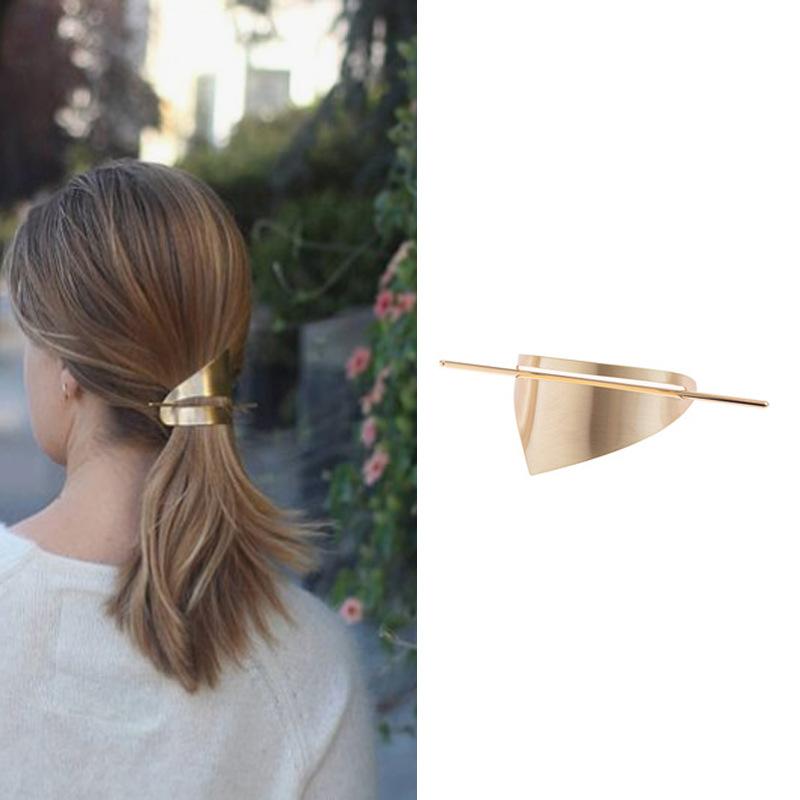 Mode Haarstab Boho Unregelmäßige Haaraccessoires Goldfarben Geformter Dutt-Halter Käfig Haarnadeln für Frauen Haarschmuck Schmuck H040