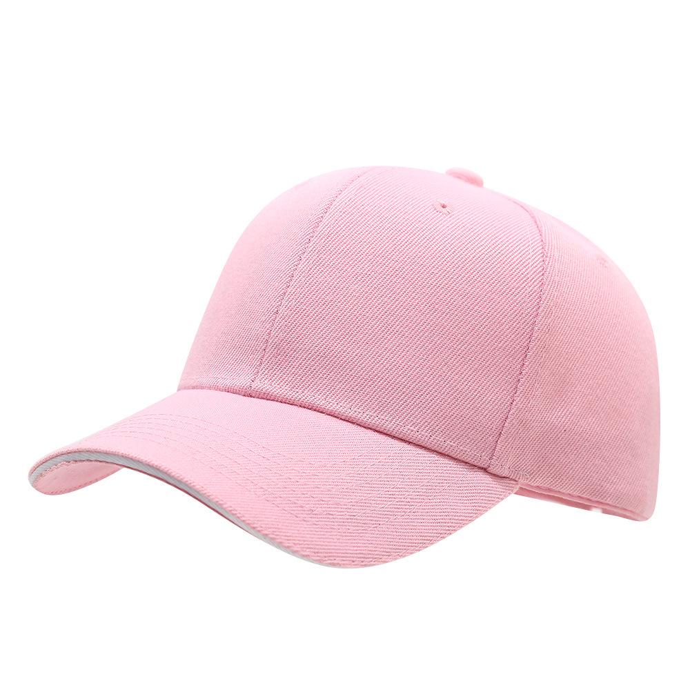 Custom Logo Solid Color Six-Panel Brushed Cotton Baseball Cap