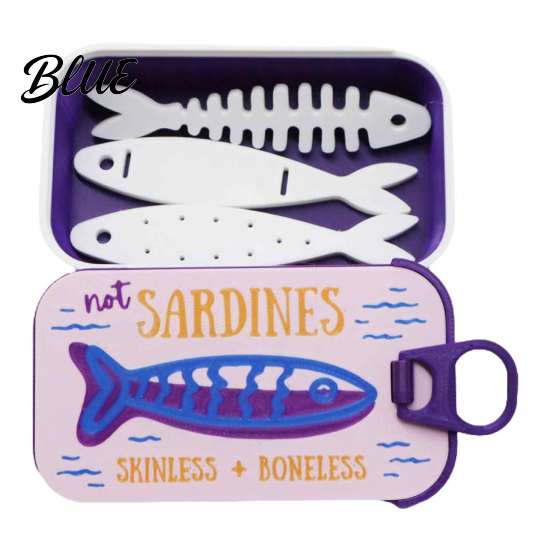Retro Can Shape Jewelry Container Halloween Box 3D Printed Small Keepsake Box with Fish Decorative Gift for Women Shaped Holder Gothic Organizer
