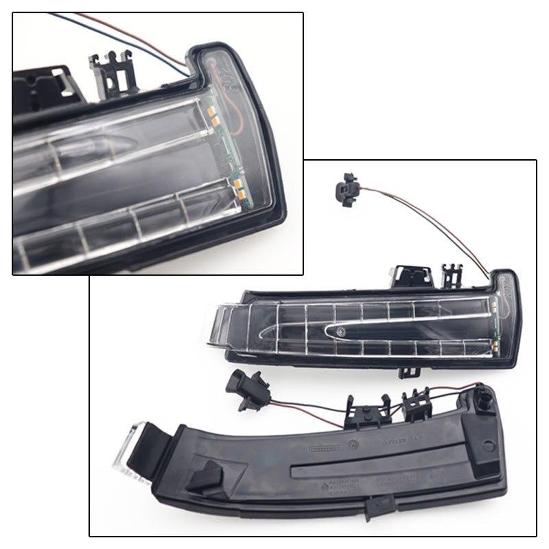 LED blinkr levé/pravé auto Kontrolka zpětného zrcátka Směrová světla pro Benz W221 W212 W204 2129067401 2129067501