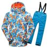Kids Ski Suit Set Waterproof Warm Windproof Outdoor Snowsuit Boys Girls Toddler Winter Jacket Pants