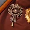 Neue Brosche im Barock-Stil mit Schleife, Vintage Hofblüte, Strass-Anhängerbrosche