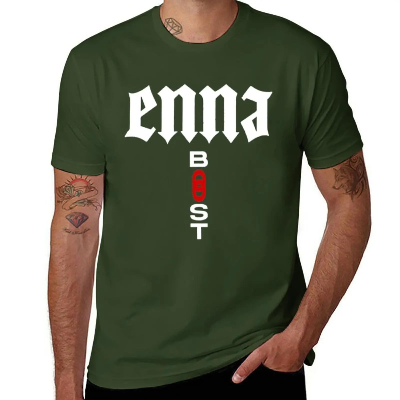 

Enna boost PLK T-Shirt summer tops street wear blacks shirts men L
