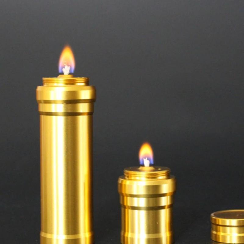 Metall Spirituslampe Versiegelt Auslaufsicher Tragbar Manuell Desinfektion Experiment mit Docht UCO Lampenzubehör