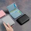 Classic Designer PU Leather Slim Wallet for Men Women Short Simple Fashionable Thin Credit Card Holder Coin Purse Small Bag