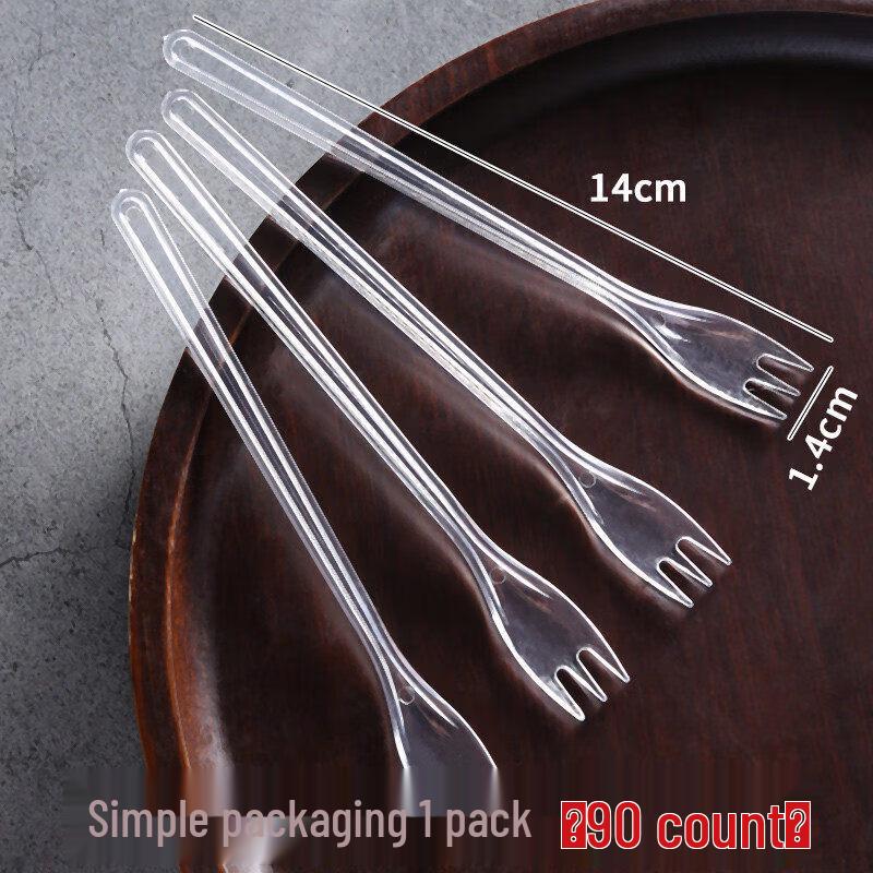 Individually Wrapped Disposable Fruit & Dessert Forks
