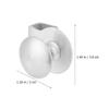 Hassle Installation Stainless Steel Knob Clamp for 5 8mm Glass Door