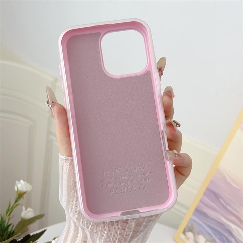 2in1 Card Holder Slot Wallet Po Pocket Case For iPhone 16E 16 15 14 Plus 13 12 11 Pro Max Matte TPU+PC Shockproof Clear Cover