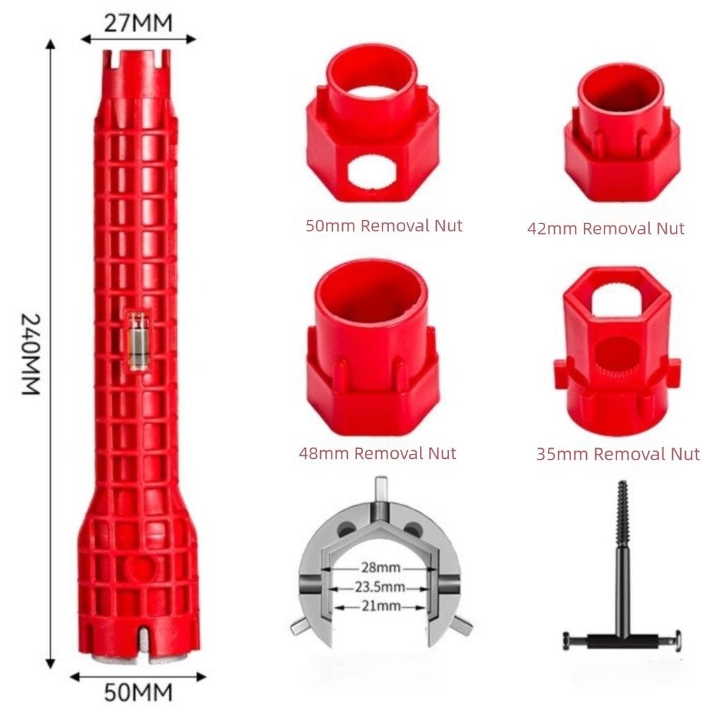 Plastic Kitchen Faucet Wrench Multifunctional Sink Faucet Wrench Pipeline Maintenance
