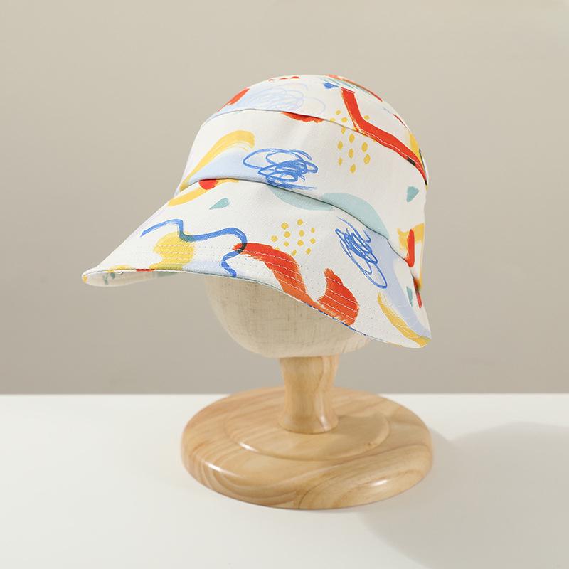 

Новая шляпа с широкими полями, которую можно завязать с хвостиком, детская шляпа от солнца с открытым верхом, детская шляпа от солнца на весну и лето, защищает от УФ-лучей (50-54cm)