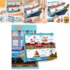 Educational Childrens Wall Calendar Puzzle With Cardboard Material For Early Learning And Cognitive Development