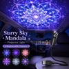 161 Degree Rotating Dreamy Starry Sky Projector USB Powered Flexible Neck USB Plug Projection Lamp Interchangeable Slides