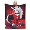 Warme Decken Junge Mädchen Dekorative Loona Bettwäsche Überwürfe Helluva Boss Flanell Tagesdecke Für Heimdekoration Lustige Sofa Bett Abdeckung
